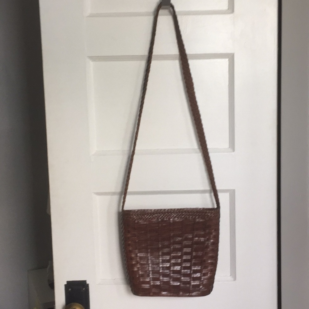 Saks Fifth Avenue Vintage Woven Handbag